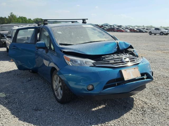 3N1CE2CP5EL412706 - 2014 NISSAN VERSA NOTE TEAL photo 1