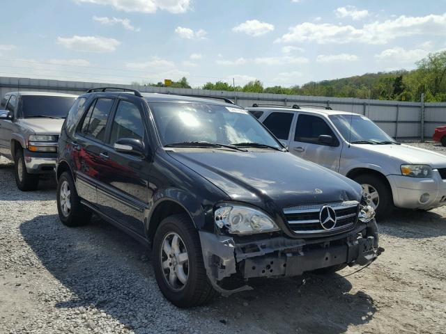 4JGAB75E34A515968 - 2004 MERCEDES-BENZ ML 500 BLACK photo 1