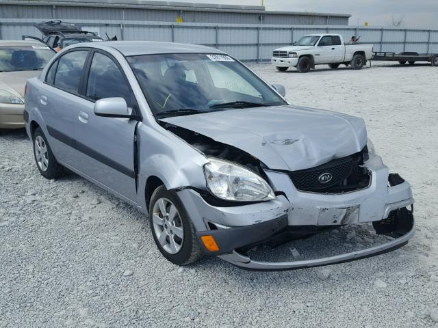 KNADE123476211139 - 2007 KIA RIO BASE SILVER photo 1