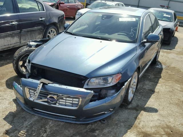 YV1902AH8C1158666 - 2012 VOLVO S80 T6 BLUE photo 2