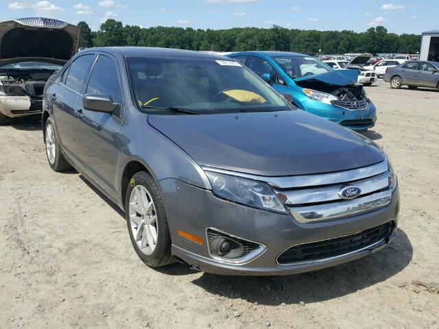 3FAHP0JG2BR155037 - 2011 FORD FUSION SEL GRAY photo 1