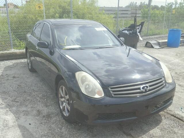 JNKCV51F46M607307 - 2006 INFINITI G35 BLACK photo 1