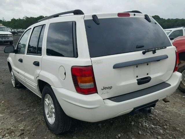 1J4GX48S74C260997 - 2004 JEEP GRAND CHER WHITE photo 3