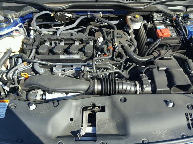 SHHFK7H7XHU201270 - 2017 HONDA CIVIC EXL BLUE photo 7