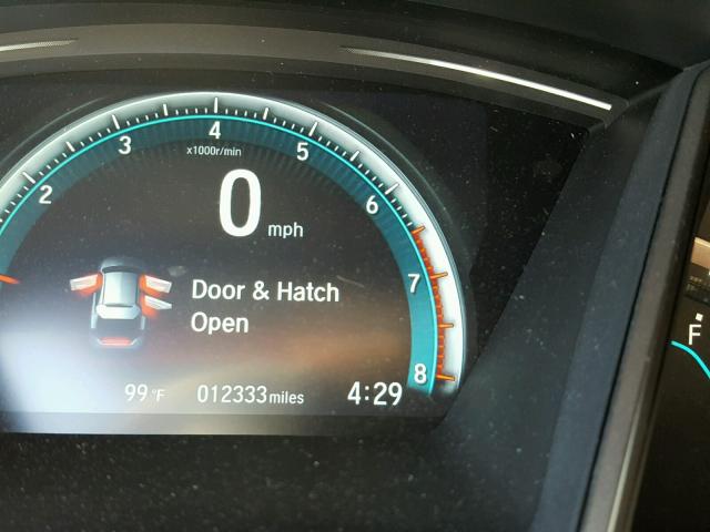 SHHFK7H7XHU201270 - 2017 HONDA CIVIC EXL BLUE photo 8