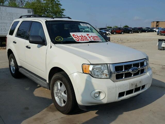 1FMCU03G79KA59568 - 2009 FORD ESCAPE XLT WHITE photo 1