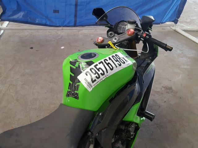 JKBZXJE19DA000837 - 2013 KAWASAKI ZX636 E GREEN photo 5