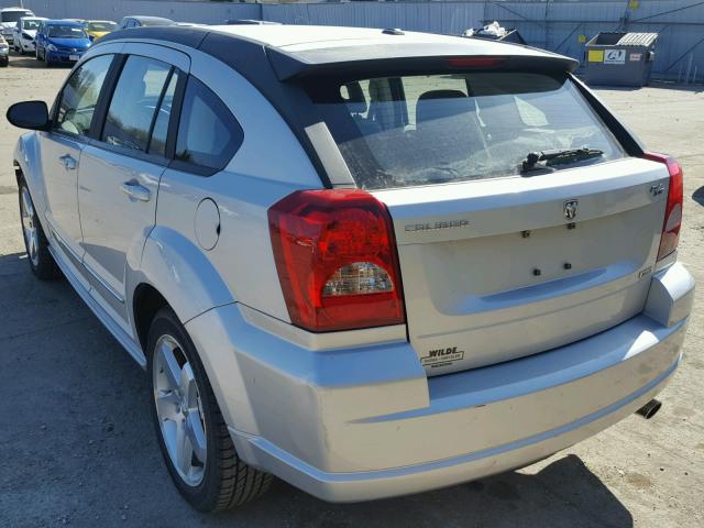 1B3HE78K57D344608 - 2007 DODGE CALIBER R/ SILVER photo 3