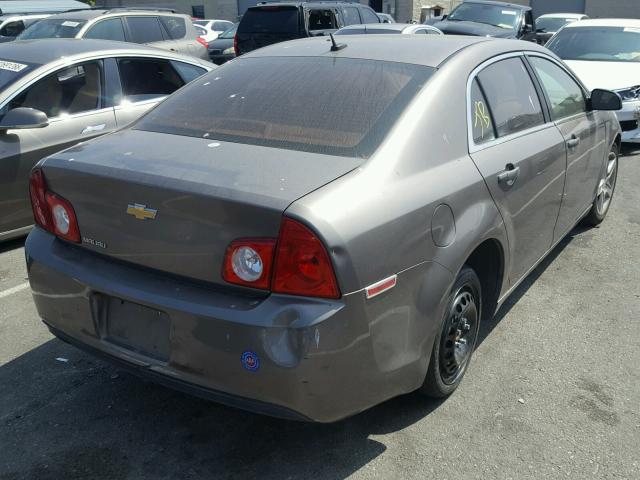 1G1ZB5E19BF125166 - 2011 CHEVROLET MALIBU LS ყავისფერი ფოტო 4