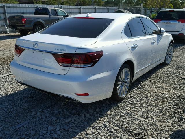 JTHCL5EF6D5017844 - 2013 LEXUS LS 460 WHITE photo 4