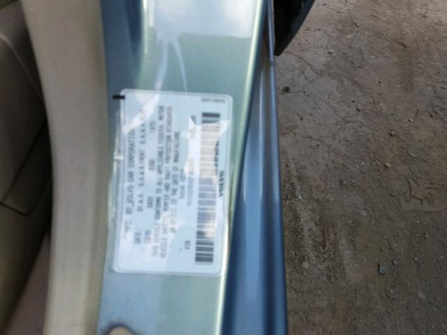 YV1VS29542F802605 - 2002 VOLVO S40 1.9T GREEN photo 10