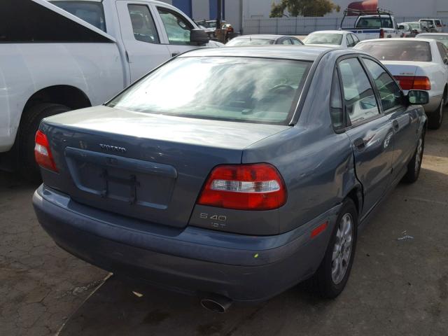 YV1VS29542F802605 - 2002 VOLVO S40 1.9T GREEN photo 4