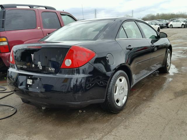 1G2ZG558664207903 - 2006 PONTIAC G6 SE1 BLACK photo 4