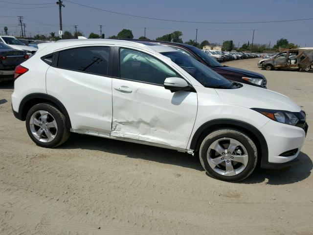 3CZRU5H75HM726479 - 2017 HONDA HR-V EXL WHITE photo 9