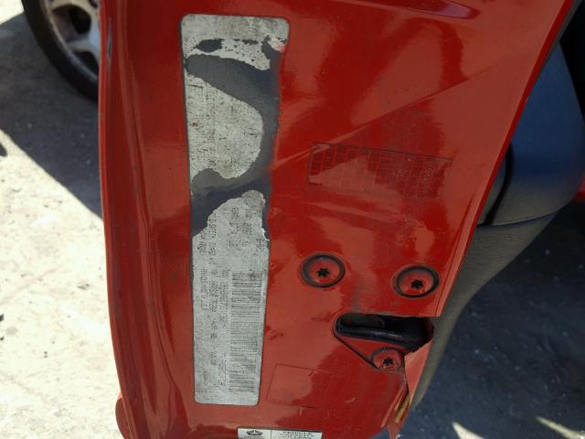 1P3ES46C2YD631460 - 2000 PLYMOUTH NEON BASE 红色 照片 10