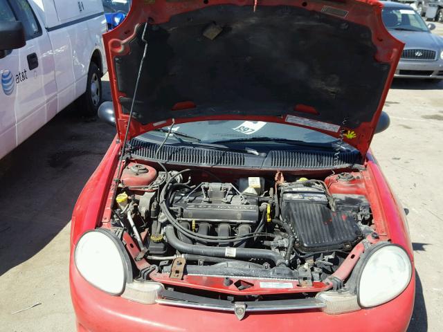 1P3ES46C2YD631460 - 2000 PLYMOUTH NEON BASE 红色 照片 7