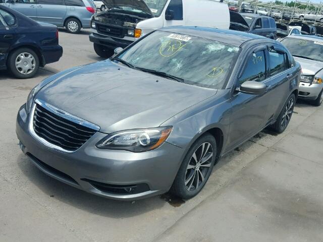 1C3CCBBG1CN305450 - 2012 CHRYSLER 200 TOURIN GRAY photo 2