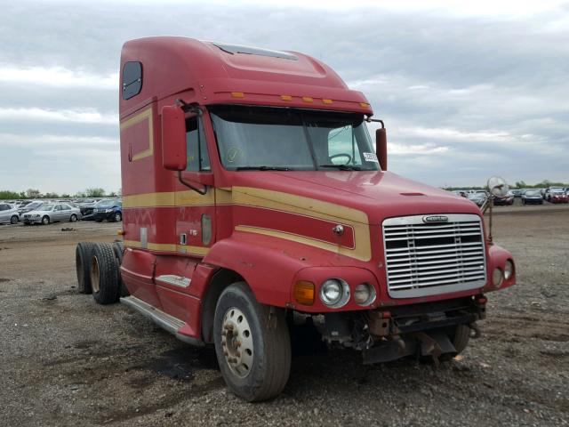 1FUYSSEBXYLF80446 - 2000 FREIGHTLINER CONVENTION RED photo 1