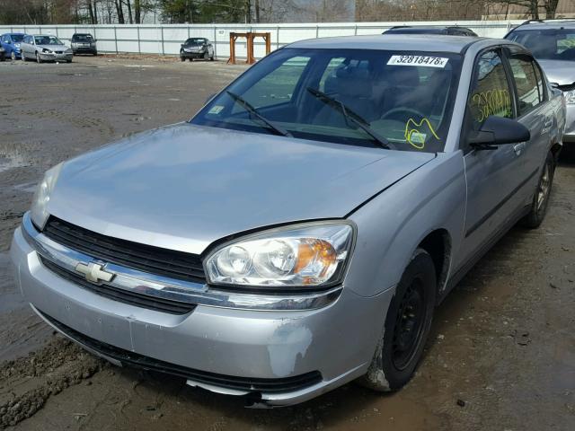 1G1ZT54875F102873 - 2005 CHEVROLET MALIBU LS 银色 照片 2