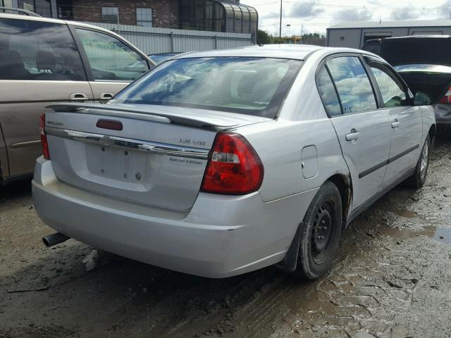 1G1ZT54875F102873 - 2005 CHEVROLET MALIBU LS 银色 照片 4