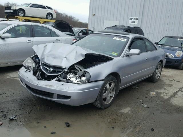 19UYA42423A001688 - 2003 ACURA 3.2CL SILVER photo 2