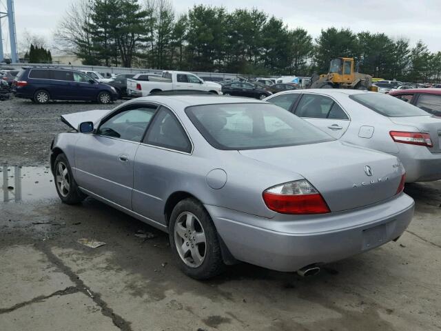 19UYA42423A001688 - 2003 ACURA 3.2CL SILVER photo 3