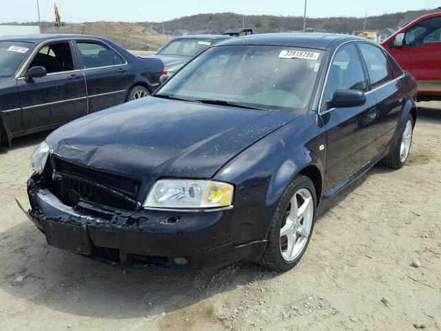 WAUZL54B8YN001075 - 2000 AUDI A6 4.2 QUA BLUE photo 2