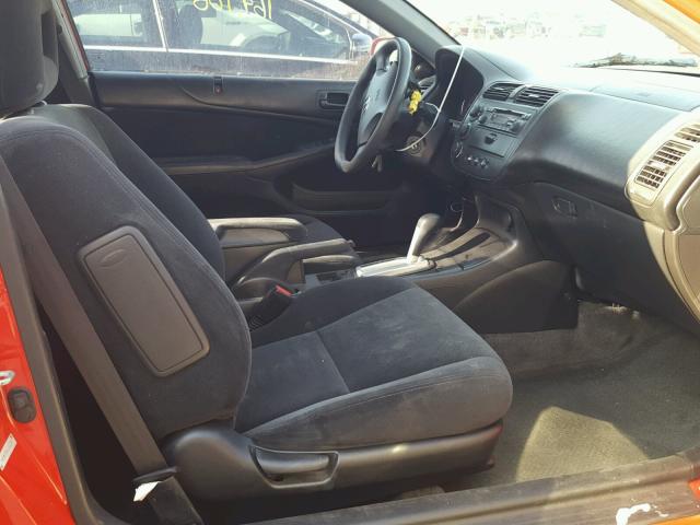 1HGEM22013L033337 - 2003 HONDA CIVIC EX 红色 照片 5