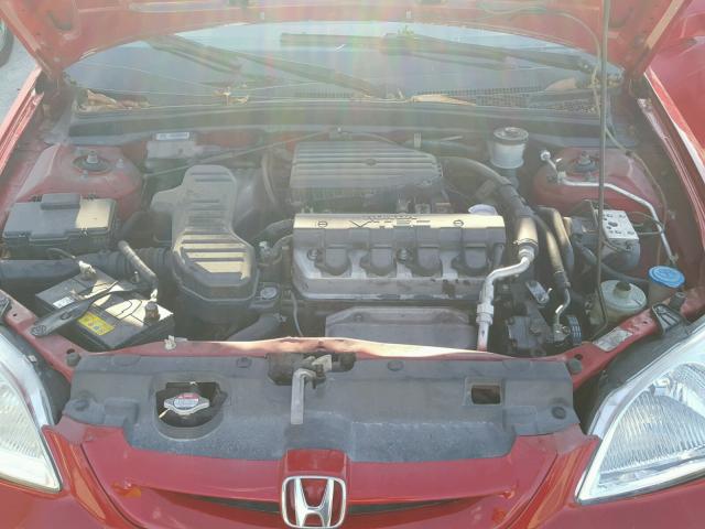 1HGEM22013L033337 - 2003 HONDA CIVIC EX 红色 照片 7