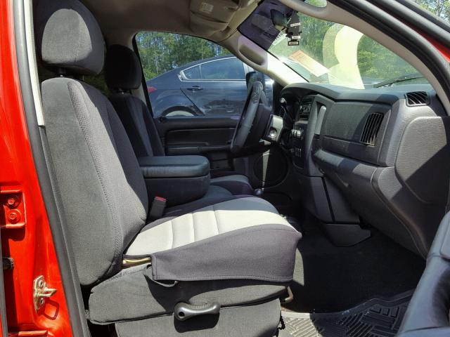 3D7KS28D85G902393 - 2005 DODGE RAM 2500 S RED photo 5