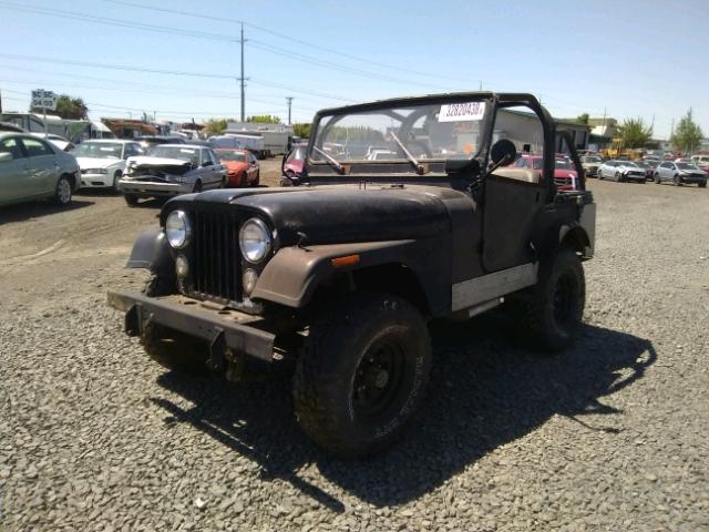 J2F835TH44109 - 1972 JEEP CJ-5 BLACK photo 2