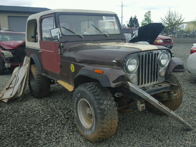 J9F93AH021787 - 1979 JEEP CJ-7 BROWN photo 1