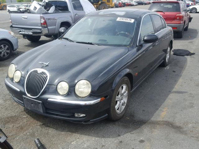 SAJEA01T73FM52929 - 2003 JAGUAR S-TYPE BLACK photo 2