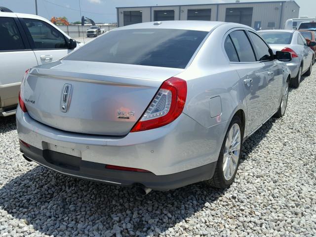 1LNHL9FT3DG603209 - 2013 LINCOLN MKS GRAY photo 4
