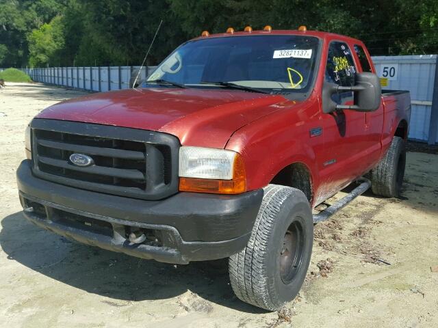 1FTNX21F1XED85551 - 1999 FORD F250 SUPER RED photo 2