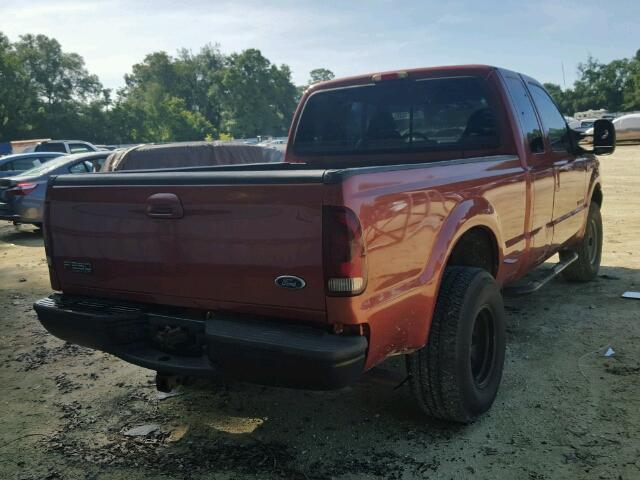 1FTNX21F1XED85551 - 1999 FORD F250 SUPER RED photo 4