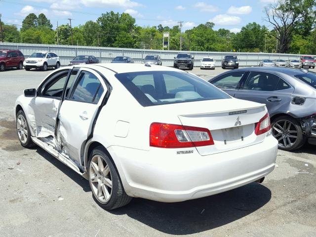 4A32B3FF9AE007885 - 2010 MITSUBISHI GALANT ES WHITE photo 3