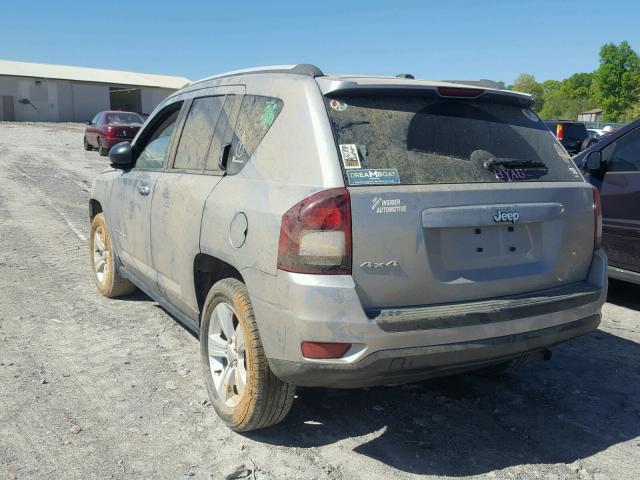 1C4NJDBB4GD663406 - 2016 JEEP COMPASS SP SILVER photo 3