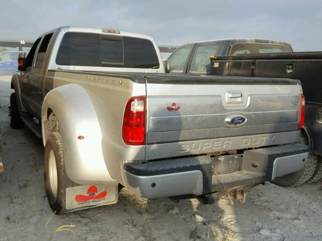1FT8W4DT1DEB86475 - 2013 FORD F450 SUPER SILVER photo 3