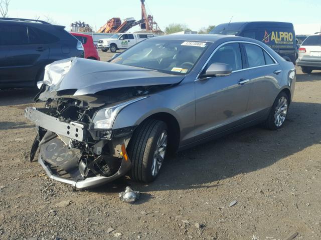 1G6AF5RX2J0125649 - 2018 CADILLAC ATS LUXURY GRAY photo 2