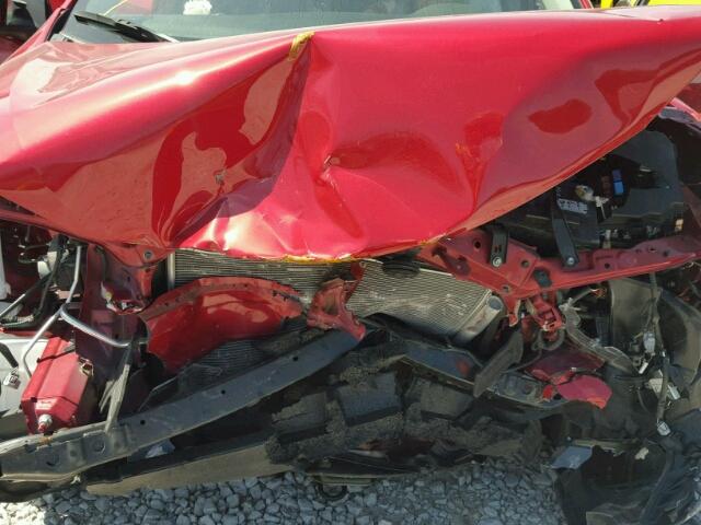 2T1BURHE8FC325351 - 2015 TOYOTA COR L/LE/L RED photo 7