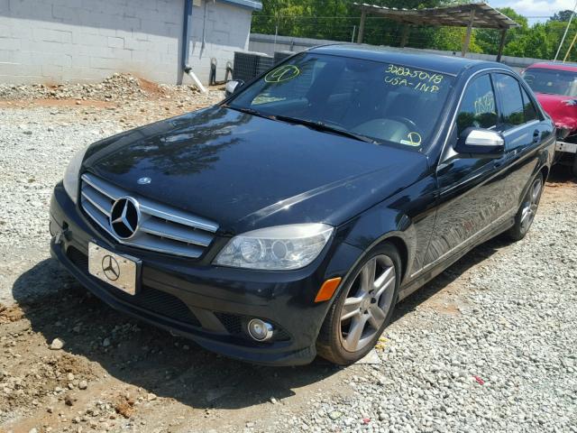 WDDGF81X69R059706 - 2009 MERCEDES-BENZ C 300 4MAT BLACK photo 2