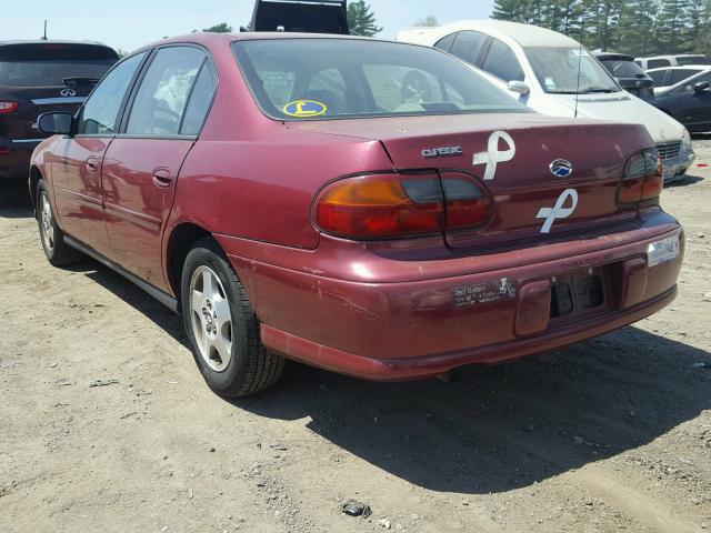 1G1ND52F64M686836 - 2004 CHEVROLET CLASSIC RED photo 3