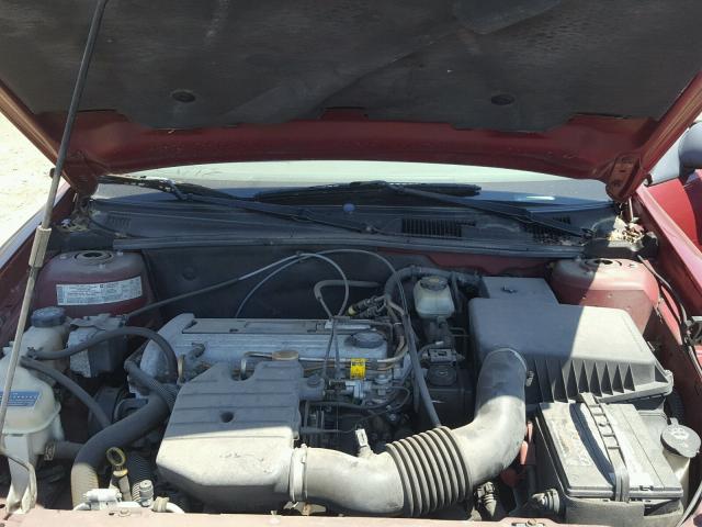 1G1ND52F64M686836 - 2004 CHEVROLET CLASSIC RED photo 7