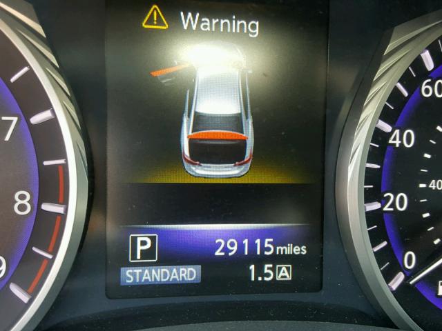 JN1BV7AR0EM691212 - 2014 INFINITI Q50 BASE Gris foto 8