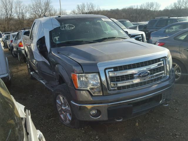 1FTFW1ET0EKE07362 - 2014 FORD F150 SUPER GRAY photo 1