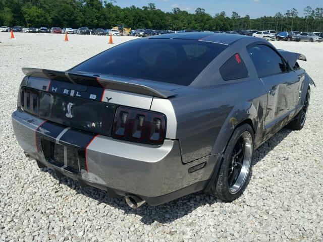 1ZVHT88S685164296 - 2008 FORD MUSTANG SH GRAY photo 4