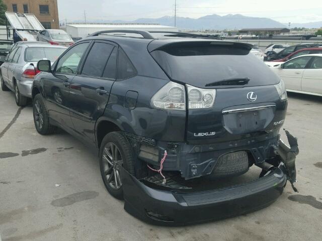 JTJHW31U260033348 - 2006 LEXUS RX 400 CHARCOAL photo 3