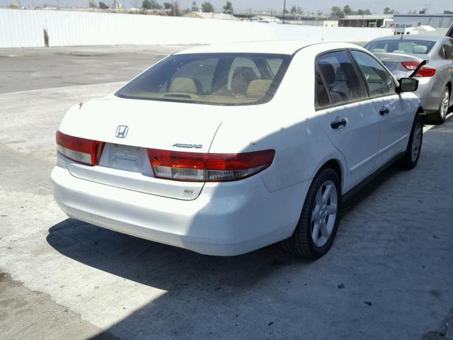 1HGCM56193A109930 - 2003 HONDA ACCORD DX WHITE photo 4