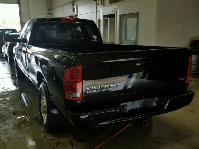 3D7KA28DX3G859045 - 2003 DODGE RAM 2500 S BLACK photo 3